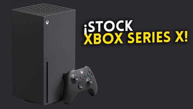 Stock de Xbox Series X en la Microsft Store