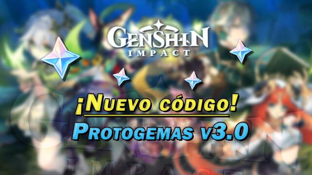 Genshin Impact comparte un nuevo código con 60 Protogemas gratis de la v3.0