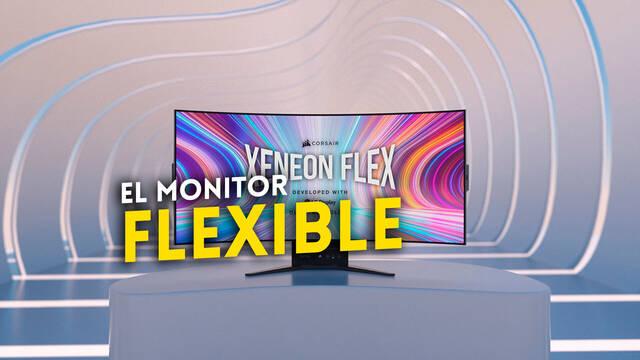 Corsair presenta un monitor flexible para jugadores