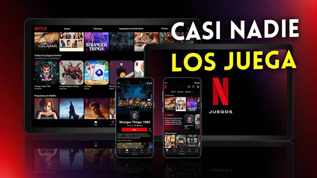 Ni un 1% de suscriptores juega a los juegos de Netflix