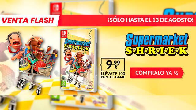 Supermarket Shriek para Switch por 9,99 euros en GAME por tiempo limitado
