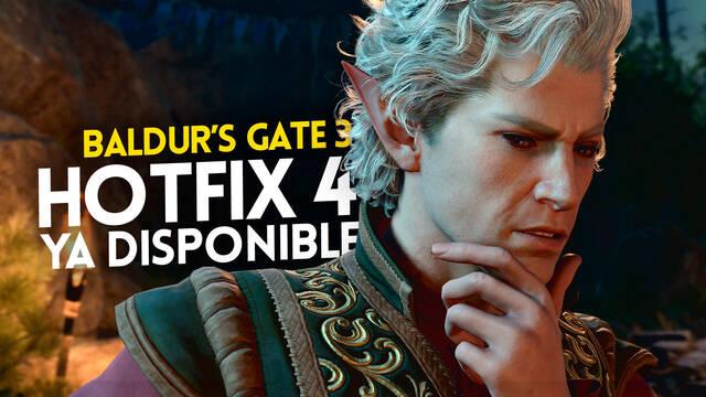 Ya disponible (de nuevo) la hotfix 4 de Baldur's Gate 3.