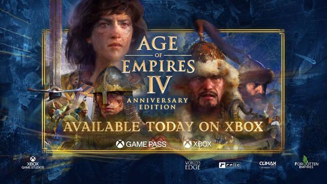 Age of Empires 4 llega hoy por sorpresa a Xbox One y Xbox Series