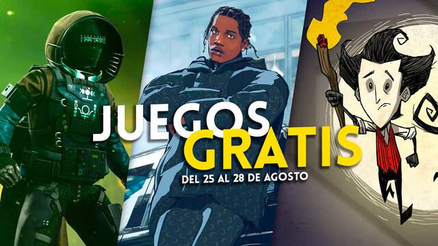 Juegos gratis del fin de semana del 25 al 28 de agosto de 2023.