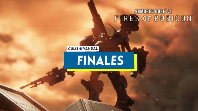 TODOS los finales en Armored Core 6: Fires of Rubicon y rutas - Armored Core 6: Fires of Rubicon