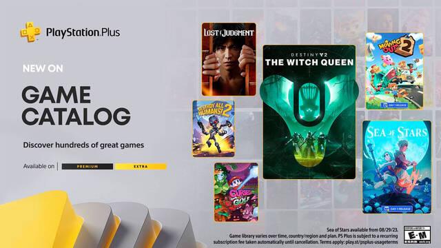 Los juegos de PS Plus para agosto del 2023