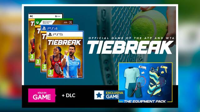 Reserva TIEBREAK: Official game of the ATP and WTA  en GAME con DLC de regalo