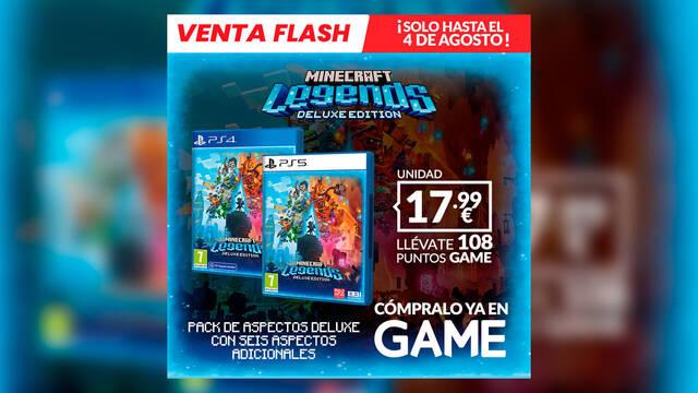Minecraft Legends Deluxe Edition de oferta en GAME por tiempo limitado