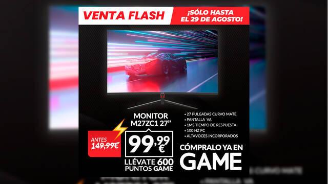 Monitor GAME M27ZC1 27 de oferta en GAME por tiempo limitado