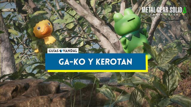 Todos los GA-KO y kerotan en Metal Gear Solid Delta - Metal Gear Solid Delta: Snake Eater
