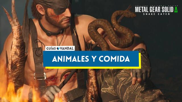 Todos los animales y comida en Metal Gear Solid Delta y localizaci�n - Metal Gear Solid Delta: Snake Eater