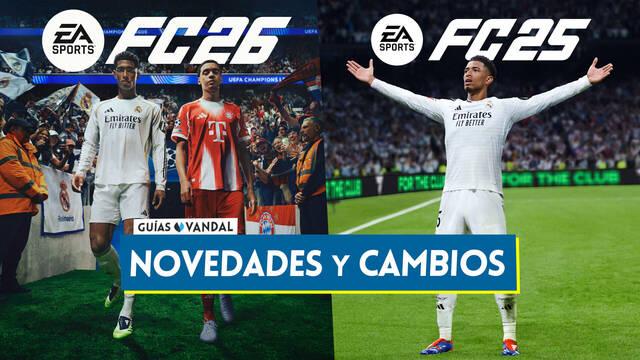 EA Sports FC 26 vs FC 25: TODAS las novedades, cambios y diferencias - EA Sports FC 26