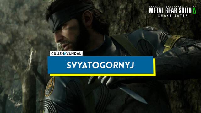 Svyatogornyj al 100% en Metal Gear Solid Delta - Metal Gear Solid Delta: Snake Eater
