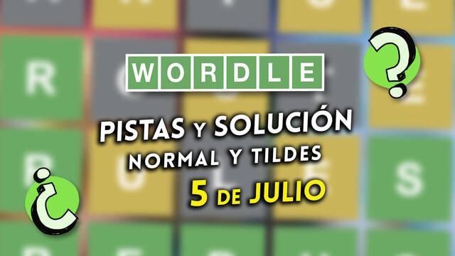 Pistas y soluciones para el Wordle del martes 5 de agosto de 2025