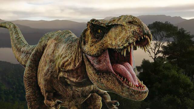 Microsoft Flight Simulator 2024 con islas de Jurassic Park y Jurassic World