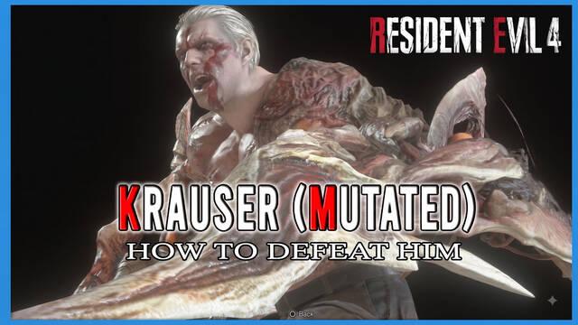 Resident Evil 4 Remake: How to Defeat Mutated Krauser