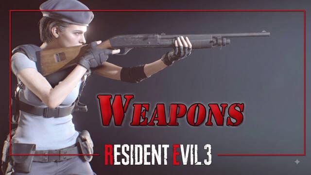 Resident Evil 3 Remake: ALL Weapons and How to Get Them