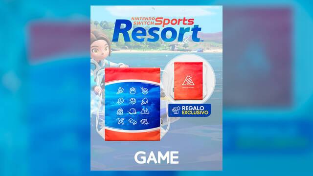 Reserva Nintendo Switch Sports Resort en GAME con bolsa de regalo