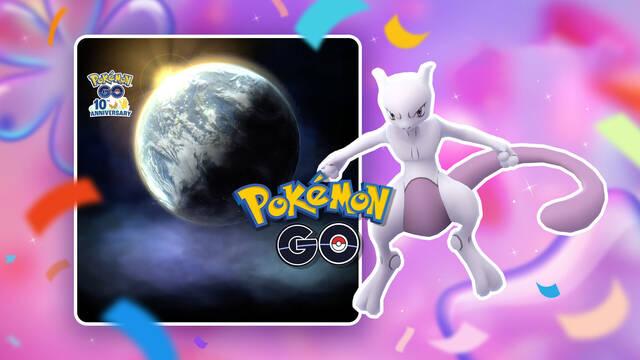 Pokémon GO regala un Mewtwo muy especial por sus 10 años de vida, solo por tiempo limitado
