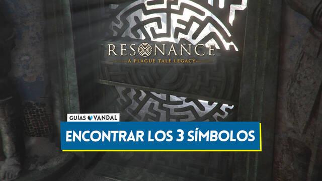 C�mo encontrar los 3 s�mbolos del templo central en Resonance A Plague Tale Legacy - Resonance: A Plague Tale Legacy
