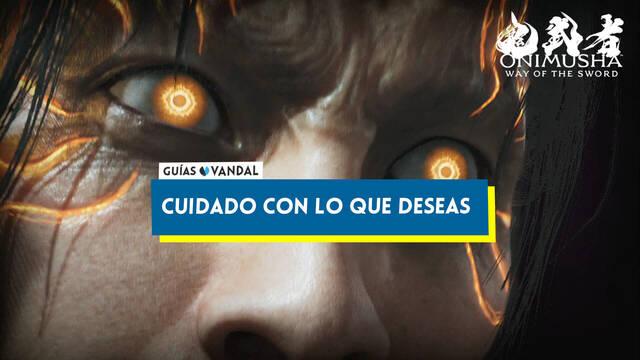 Cuidado con lo que deseas al 100% en Onimusha: Way of the Sword - Onimusha: Way of the Sword