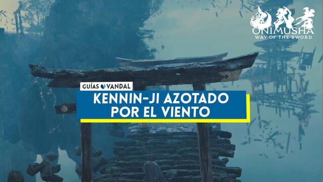 Kennin-ji azotado por el viento al 100% en Onimusha: Way of the Sword - Onimusha: Way of the Sword