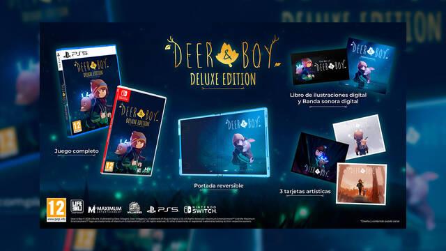 Deer & Boy tendrá versión física en Switch y PS5: será una Deluxe Edition con extras para coleccionistas