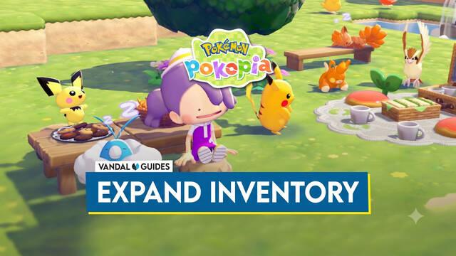 Pokémon Pokopia: How to Increase Inventory Space and Store More Items