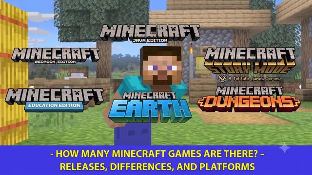 Minecraft Games: How Many Are There and What's the Difference?