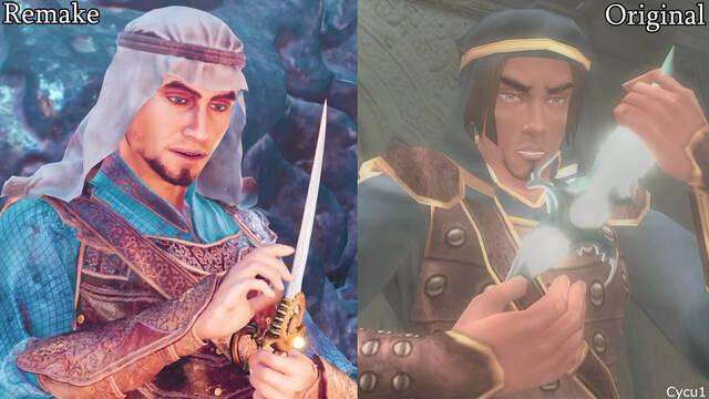 Prince of Persia Las arenas del tiempo remake comparativa