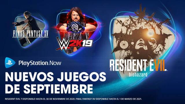 Juegos PS Now de septiembre de 2020.