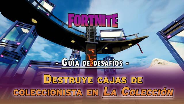 Desaf�o Fortnite: Destruye cajas de coleccionista en La Colecci�n - LOCALIZACI�N - Fortnite Battle Royale