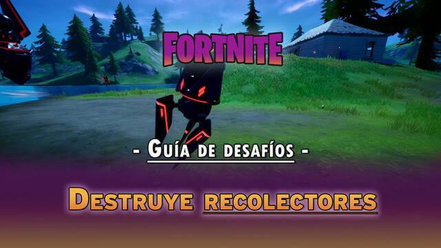 Desaf�o Fortnite: Destruye recolectores - LOCALIZACI�N - Fortnite Battle Royale