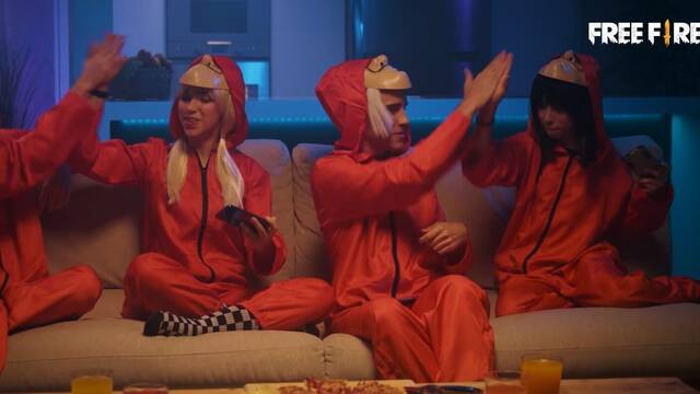 Free Fire y La Casa de Papel