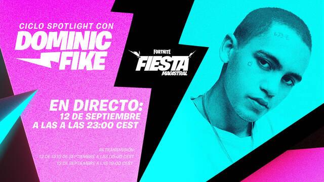 Fortnite: Ciclo de conciertos Spotlight con Dominic Fike, fechas y c�mo verlo