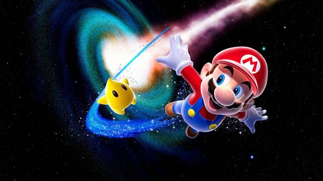 Super Mario part�culas espaciales rayos speedrun