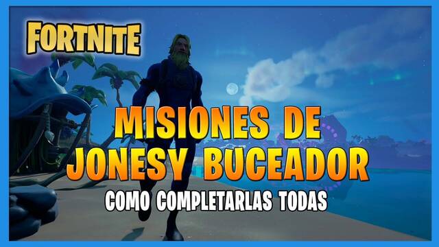 Fortnite T8: TODAS las misiones de  Jonesy Buceador y c�mo completarlas - Fortnite Battle Royale