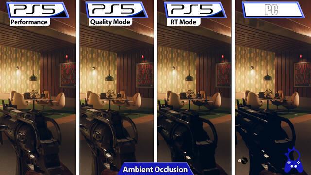 Deathloop comparativa PS5 modos PC