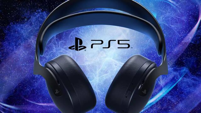 PlayStation anuncia los nuevos auriculares inal�mbricos Pulse 3D en negro para PS5.