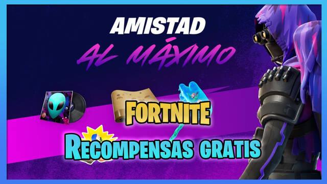 Evento Amistad a tope en Fortnite: Consigue recompensas gratis