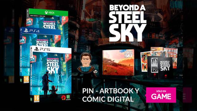 BEYOND A STEEL SKY regalos por reserva en GAME