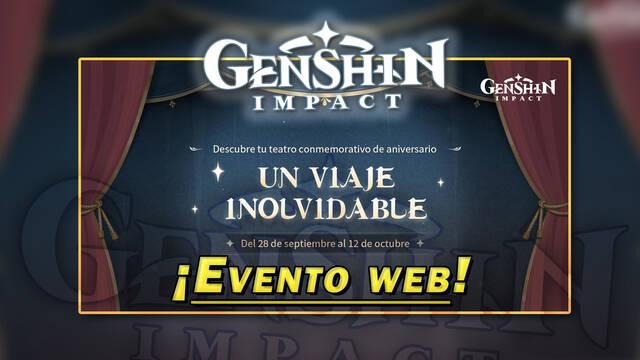 Genshin Impact: Gana Protogemas en el evento web de aniversario Un viaje inolvidable