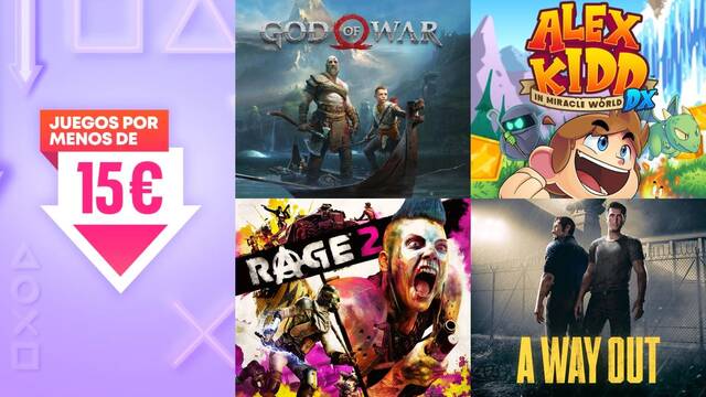 Ofertas PS Store juegos por menos de 15 euros