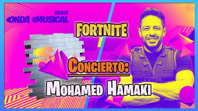 Onda musical en Fortnite: Concierto de Mohamed Hamaki
