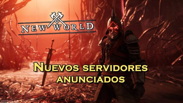 Todos los nuevos servidores adicionales en New World que ya est�n activos