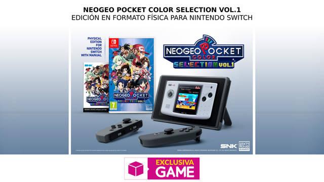 NeoGeo Pocket Color Selection Vol. 1 en formato físico, en exclusiva en GAME