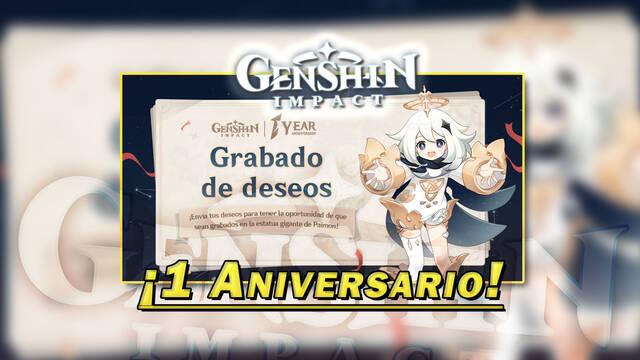 Genshin Impact - Evento web primer aniversario