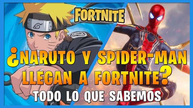 Fortnite Battle Royale - Naruto y Spider-Man en Fortnite