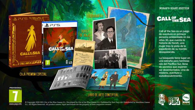 Meridiem Games presenta la edición física de Call of the Sea para PS5 y PS4.