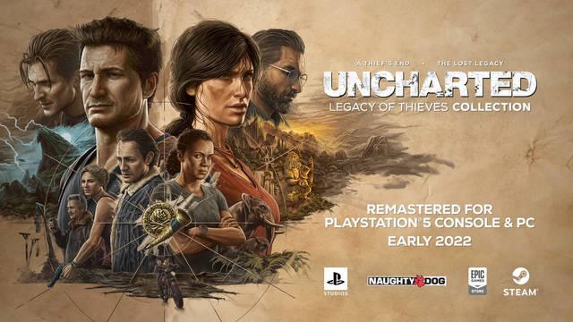 Anunciada Uncharted: Legacy of Thieves Collection para PS5 y PC.